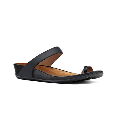 fitflop loopy leather slides